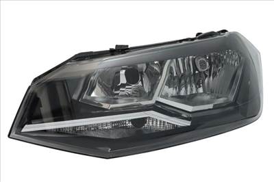 Volkswagen Polo Mk6 2017.06.01-2021.06.20 utángyártott új bal első fényszóró 2H7 (motorral) DEPO 2g1941005