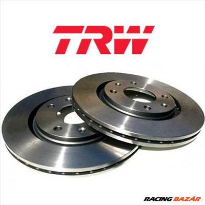 Peugeot 206, 207, 208, 301, 307, 2008, Partner első féktárcsa TRW gyártmány df4184