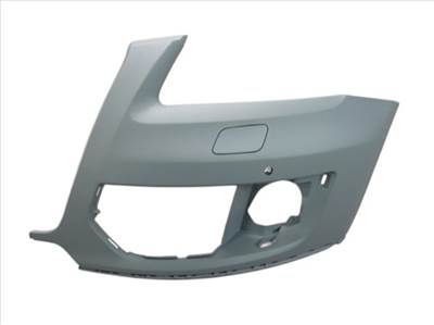 Audi Q5 8RB 2008-2012 utángyártott új bal első lökhárító sarok, alapozott fényszóró mosó, parkszenzor helyes 8r0807107cgru