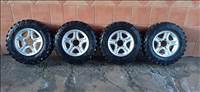 SUZUKI VITARA 15" ALUFELNI 5X139,7 OFF-ROAD 195/80R15 GUMIVAL OLCSÒN!!!