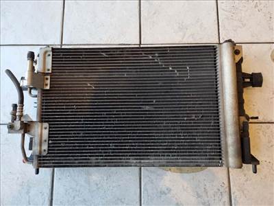 Opel Astra G, Zafira A víz és klímahűtő radiátor (motorkód: Z14XE Z16XE Z18XE) 93177121