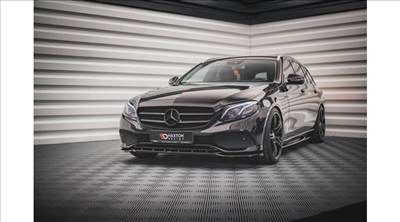 Mercedes W213 Standard 2016-2021 Maxton Design lakkozott fekete spoiler koptató V1