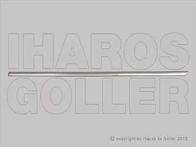 Skoda Superb 2008-2013 - Hátsó ajtó díszléc, bal, króm