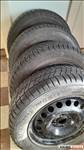  4x100 lyukosztású 15" használt Gyári lemezfelni, rajta 185/65 használt téli gumi gumi 