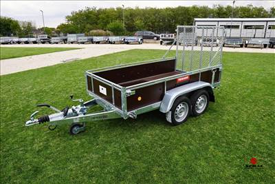 Új billenős utánfutó (251x132cm - 1300kg) rámpával akciósan csak 1.138.000 Ft