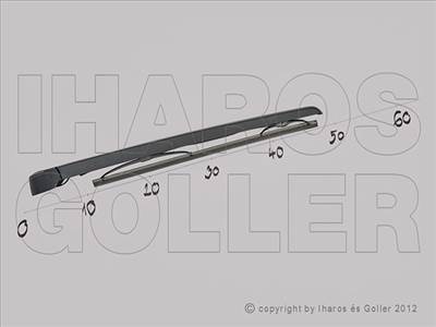 Audi Q7 2009-2015 - Hátsó ablaktörlő kar lapáttal 360mm