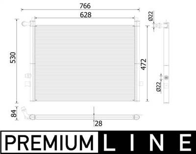 MAHLE CR 936 000P - Vízhűtő (Hűtőradiátor) BMW