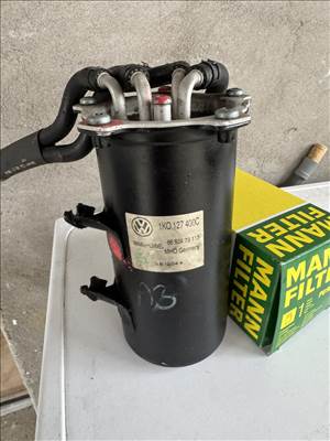 Volkswagen Touran I 1K0127400C - üzemanyagszűrő ház + üzemanyagszűrő 