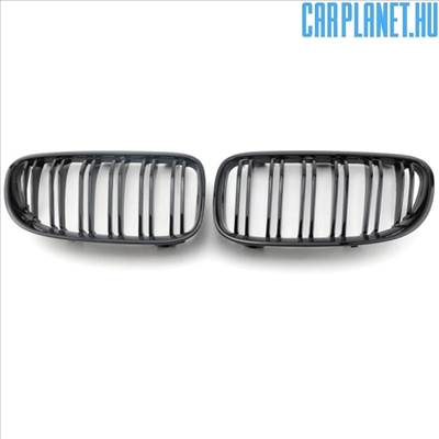 BMW E92 E93 LCI hűtőrács (vese) – dupla pálcás, fényes fekete (2010-2013)