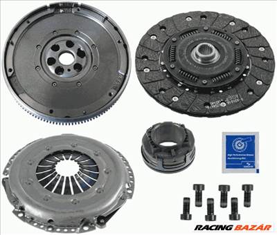 Audi A4 (B5), A6 (C5) 1.9 TDi 90 LE, 110 LE kettős tömegű lendkerék és kuplung szett Sachs 2290601045