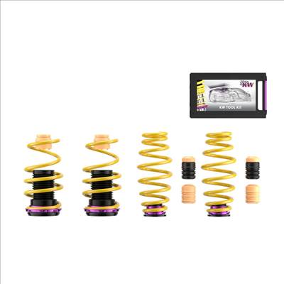 KW Seat Leon (Typ: 5F), 2.0 Cupra, Cupra R, beleértve ST és SC, 2012.09-2020.08-ig, -40-30mm-es, állítható ültetőrugó