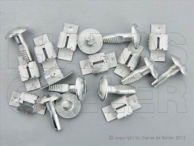 Peugeot 806 1994-2002 - Alsó motorvédőhöz rögzítő szett 18 db-os