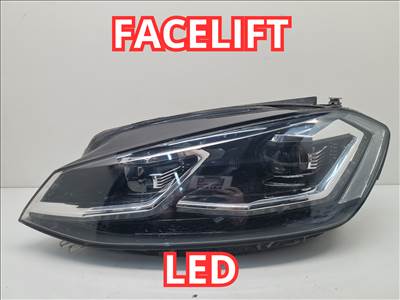 Volkswagen Golf VII bal fényszóró (facelift, LED) (29011) 5g1941113