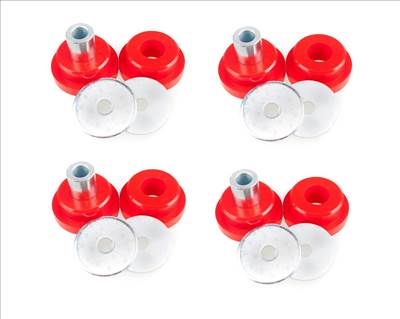 MPBS Audi TT (Typ: 8N), csak Quattro, 1998.09-2006-ig, hátsó bölcső 4 darabos készlet poliuretán szilent