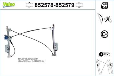 ablakemelő VALEO 852578 for MINI