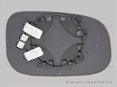 Volvo C70 2005-2013 - Tükörlap cserélh., bal, fűth., aszf. (kerek felf)