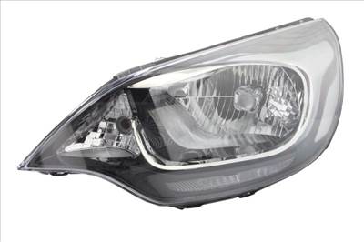 Kia Rio 2011-2017 utángyártott új bal első fényszóró H4 (motoros) 4 ajtós DEPO 921021w030