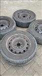  4x108 lyukosztású 15" újszerű (gyári felni) lemezfelni, rajta 185/65 újszerű Laufenn nyári gumi
