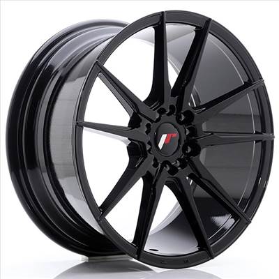 JR21, 8.5x18, 5x112/114,3 ET40, fényes fekete 18 coll-os alufelni