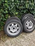  3x112 lyukosztású 15" használt lemezfelni, rajta 185/55 használt Infinity téli gumi gumi 