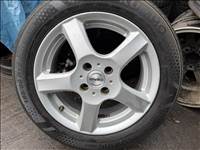 Enzo 6X15-ös 4X100-as ET38 könnyűfém felni garnitura eladó nyárigumival