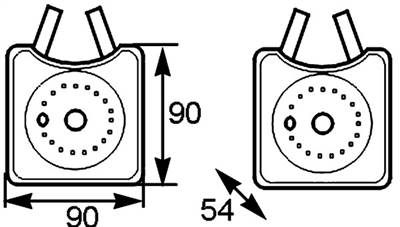 MAHLE CLC 163 000S - Olajhűtő, motorolaj AUDI AUDI (FAW) SEAT SKODA VW VW (FAW) VW (SVW)
