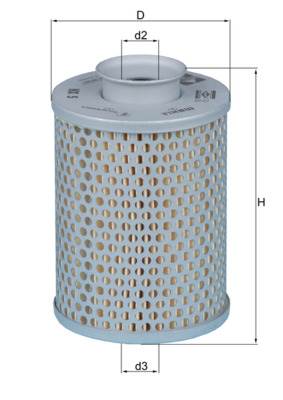 MAHLE HX 5 - hidraulikus szűrő, kormányzás DAF DEUTZ-FAHR FODEN TRUCKS IVECO MAGIRUS-DEUTZ MAN MERCE