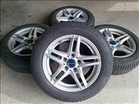  16" Borbet alufelni, 205/60 R16 újszerű Continental téli gumi szenzor BMW3