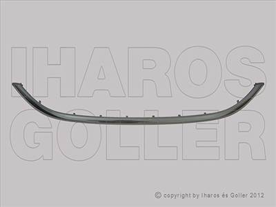 Fiat Tipo 2015- - Hűtődíszrács alatti díszléc, fekete -20