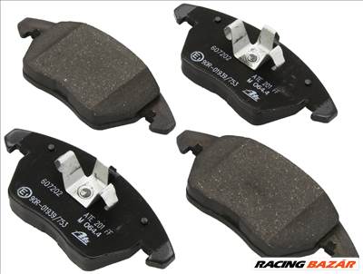 Peugeot 208 I, 308 I, 3008 I, RCZ első fékbetét ATE fékrendszer ATE gyártmány 13046072022