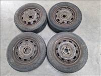  5x100 15" gyári lemezfelni, 195/65 Michelin téli gumi szett (30385)