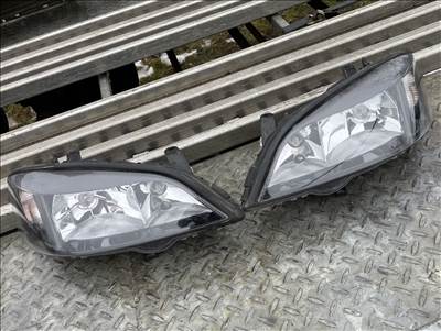 Opel astra G első lámpa, fényszóró pár, fekete 