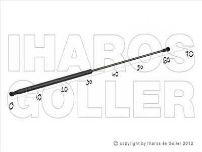 Chevrolet Cruze 2009-2012 - Gázrugó csomagtérajtóhoz, 605/282mm 480N kombi