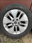  5x112 lyukosztású 16" újszerű (gyári felni) alufelni, rajta 205/60 kopott Kumho nyári gumi gumi 