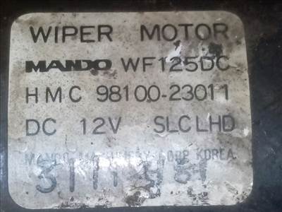 Hyundai S-Coupé Első Ablaktörlő Motor *122058* 9810023011