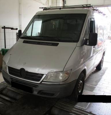 2004 Mercedes Sprinter 208 CDI, manuális - balkormányos jármű bontása! 