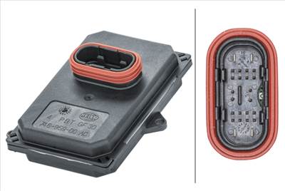 HELLA 5DF 010 114-721 - Vezérlőegység, fő fényszóró PORSCHE