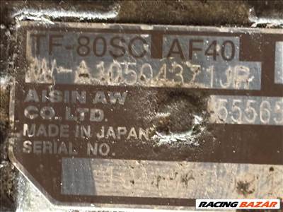Opel Meriva 1.7 Cdti automata sebességváltó  tf80scaf40