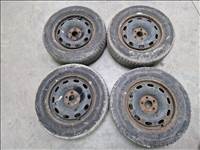  5x100 15" gyári lemezfelni, 195/65 Lassa téli gumi szett (29122)