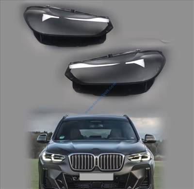 BMW X3 G01 G08 lci, X4 G02 lci lámpabúra , fényszóró búra 2021-2024 Pár (jobb-bal oldal)