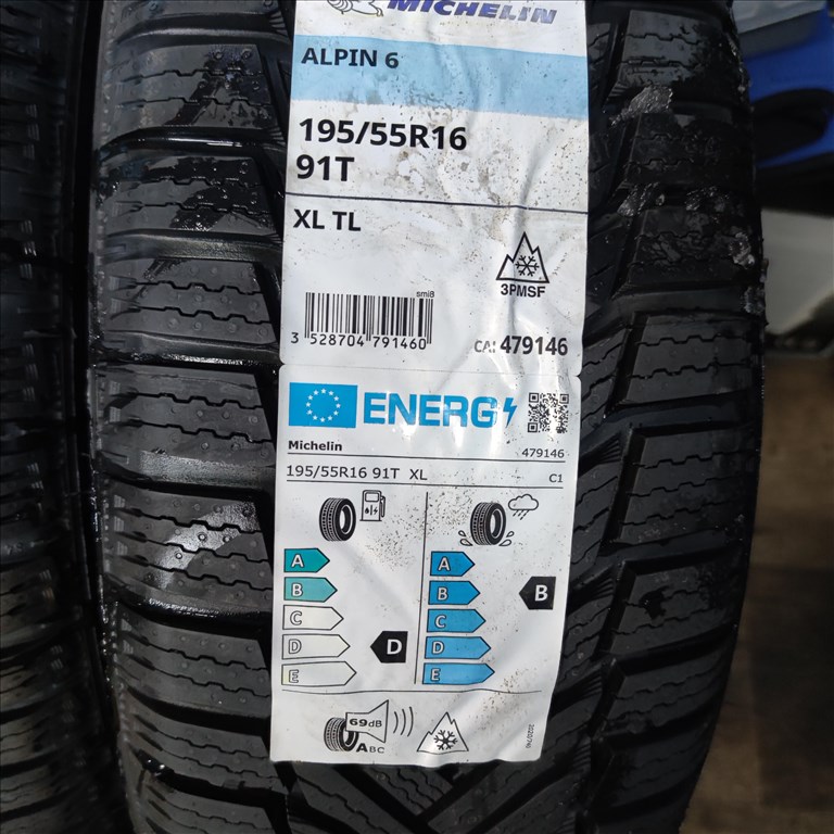 195/55 R16 ÚJ!! Michelin téli gumi 80000ft a 4db/44/ 4. kép
