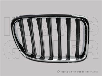 BMW X1 2009-2012 E84 - Hűtődíszrács jobb króm-fekete