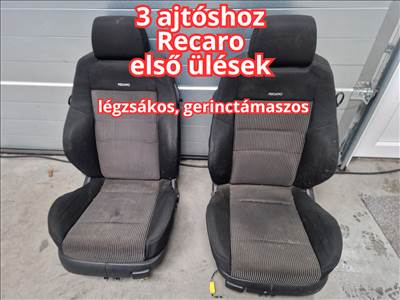 Volkswagen Golf IV Recaro első ülések 3 ajtóshoz - légzsákos, gerinctámaszos (30601)