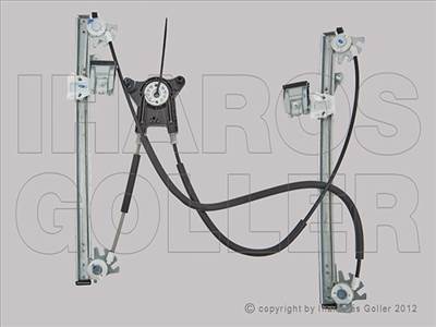 Seat Ibiza 2012-2015 - Ablakemelő motor nélkül, jobb első (3 ajtós)