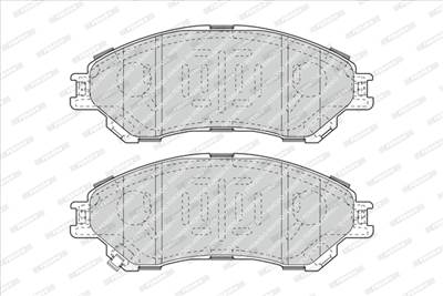 FERODO FDB4884 - fékbetét SUZUKI