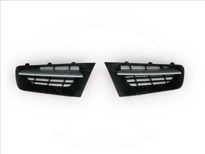 Renault Megane 2006-2008 - Hűtődíszrács szett fekete