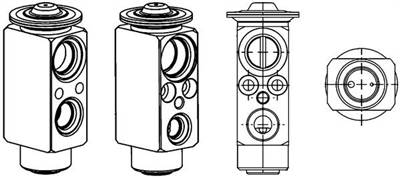 MAHLE AVE 68 000P - táguló szelep, klímaberendezés BMW LAND ROVER