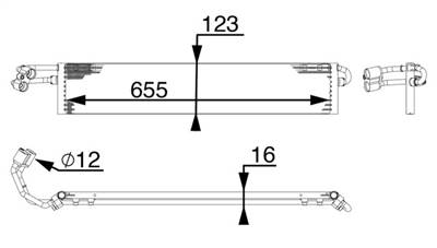 MAHLE CLC 71 000P - olajhűtő, automata váltó PORSCHE