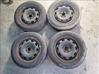  5x100 15" gyári lemezfelni, 195/65 Nexen téli gumi szett (28897)