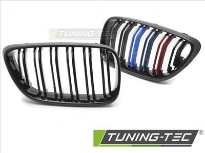 BMW F22/F23 (13-21) FÉNYES FEKETE TRI-COLOUR Tuning-Tec Hűtőrács